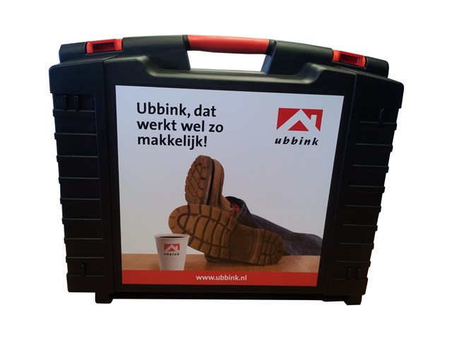 Advertising sticker