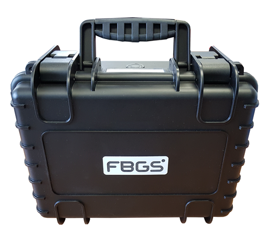 Outdoor cases with laser engraved logo