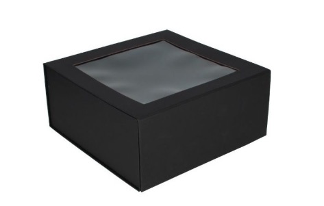 Luxury boxes Magneetdoos met venster 222210 zwart