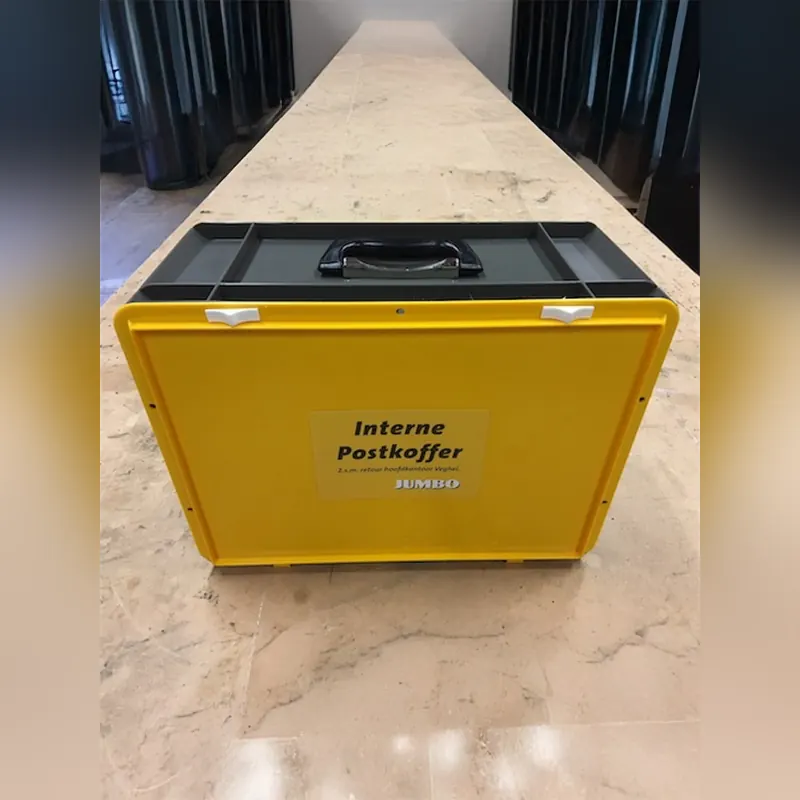 Aluminium opslagkoffer met vaste indeling Aluminium opslagkoffer met vaste indeling